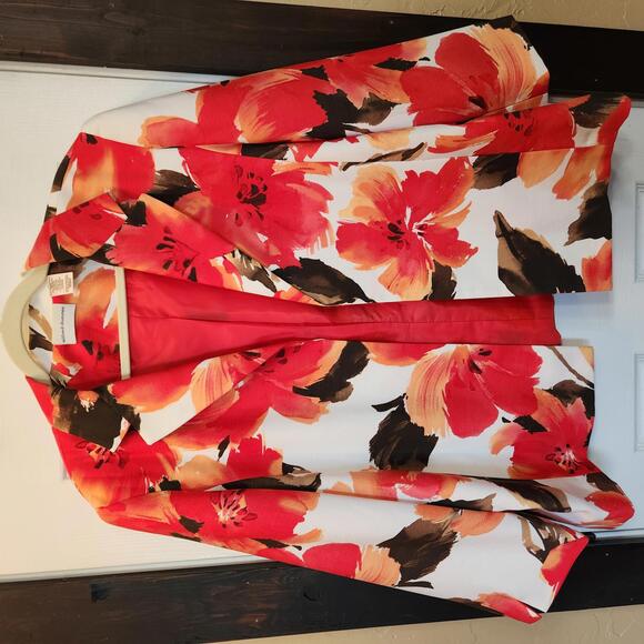 Alfred Dunner Jackets & Blazers - Alfred Dunner Floral Blazer for Women - Size 18